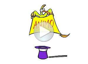  Tarjeta animada de Animo, Animo. 