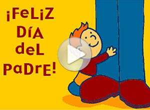  Tarjeta animada de D&iacute;a del Padre, Para el mejor pap�. 