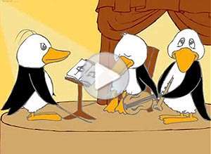  Tarjeta animada de Hola, Te mando una nota. 