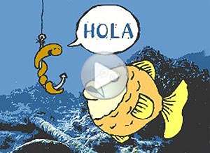  Tarjeta animada de Hola, S�lo quer�a saludarte. 