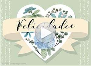  Tarjeta animada de Felicitaciones, Para una persona especial. 