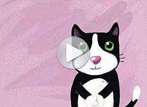  Tarjeta animada de Felicitaciones, A la distancia� felicidades!. 