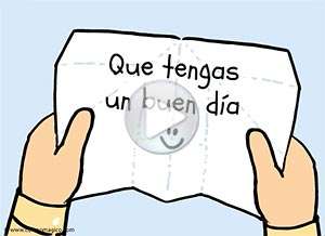  Tarjeta animada de Hola, Aqu� va todo mi cari�o. 