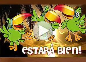  Tarjeta animada de D&iacute;a del amigo, Todo estar� bien!. 