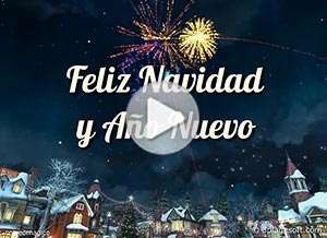  Tarjeta animada de Navidad, Alegr�as y bellos momentos. 