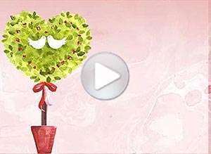  Tarjeta animada de Casamientos, Felicidades en su boda. 