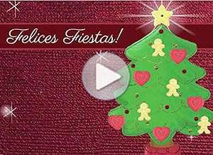  Tarjeta animada de Navidad, Que nada falte en estas fiestas. 