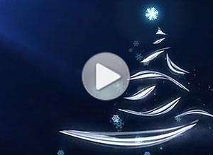  Tarjeta animada de Navidad, Bendiciones en estas fiestas!. 