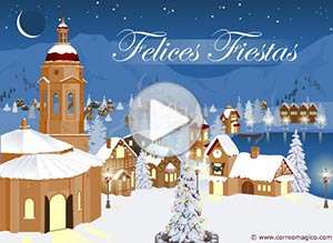  Tarjeta animada de Navidad, El amor que renace. 