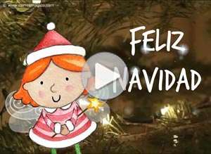 Tarjeta animada de Navidad, Magia navide�a. 