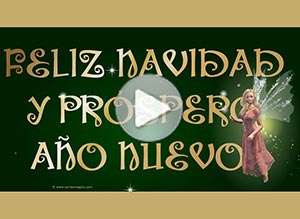  Tarjeta animada de Navidad, Deseos de felicidad. 