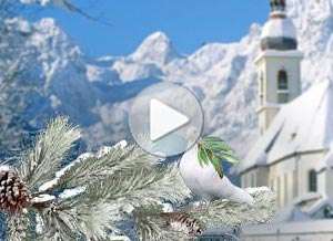  Tarjeta animada de Navidad, Nuestros mejores deseos. 