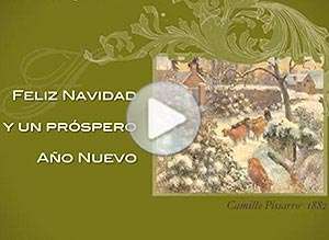  Tarjeta animada de Navidad, Felices fiestas. 