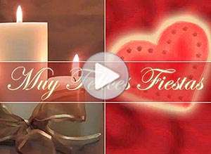  Tarjeta animada de Navidad, Felices fiestas. 