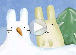  Tarjeta animada de Navidad, Eres una bendici�n. 