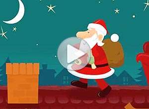  Tarjeta animada de Navidad, Lista negra . 