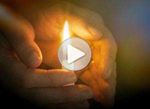  Tarjeta animada de Navidad, La luz del Se�or. 