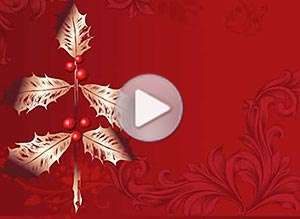  Tarjeta animada de Navidad, Felicidad y �xito. 