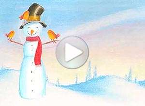  Tarjeta animada de Navidad, Amor y alegr�a . 