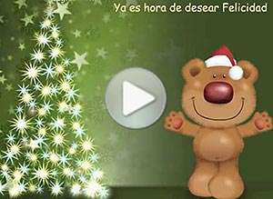  Tarjeta animada de Navidad, Te deseo felicidad. 