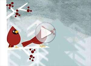  Tarjeta animada de Navidad, Feliz navidad y a�o nuevo!. 