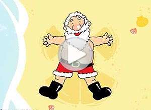  Tarjeta animada de Navidad, C�lidas fiestas�. 