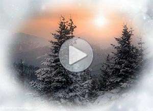  Tarjeta animada de Navidad, Elevemos una plegaria al cielo. 