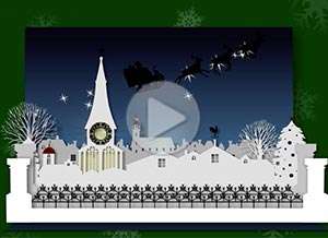  Tarjeta animada de Navidad, M�gica navidad. 