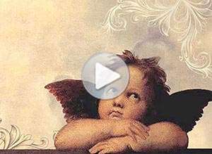  Tarjeta animada de Amor, Dios te bendiga, mi �ngel. 