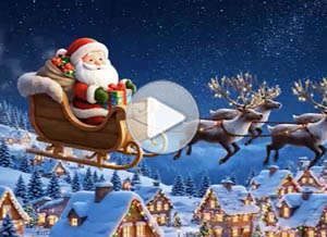  Tarjeta animada de Navidad, Alegr�a navide�a. 