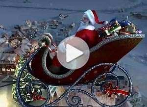  Tarjeta animada de Navidad, La magia de la navidad. 