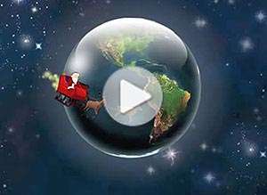  Tarjeta animada de Navidad, Paz, alegr�a y felicidad. 