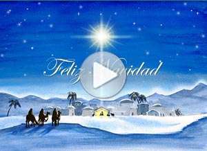 Tarjeta animada de Navidad, Feliz navidad. 