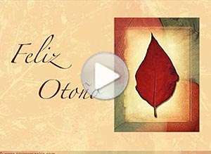 Tarjeta animada de Oto&ntilde;o, El regalo de la vida