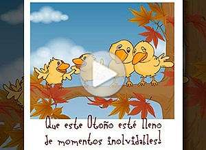  Tarjeta animada de Oto&ntilde;o, Que sea un oto�o inolvidable!. 