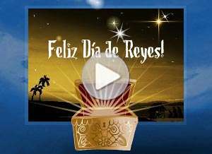  Tarjeta animada de Reyes Magos, Que tus sue�os se realicen. 