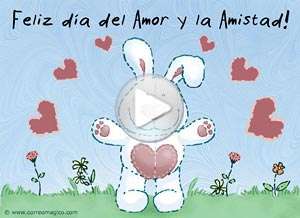  Tarjeta animada de San Valent&iacute;n, Con inmenso cari�o para ti. 