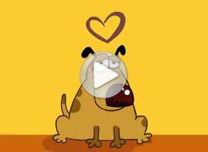  Tarjeta animada de Aniversarios, Lo que siento por ti.... 