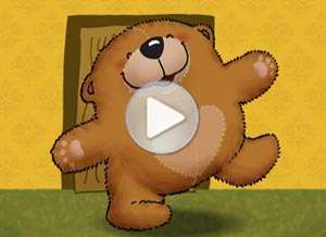  Tarjeta animada de San Valent&iacute;n, Un abrazo grandote en san valent�n. 