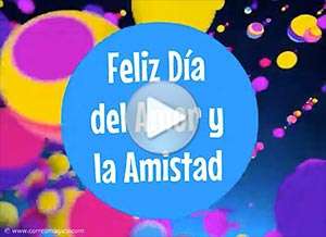  Tarjeta animada de San Valent&iacute;n, Un d�a lleno de alegr�a. 
