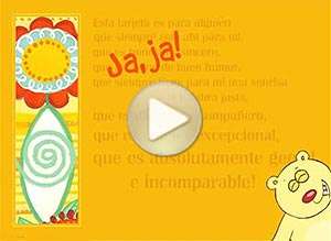  Tarjeta animada de San Valent&iacute;n, Para un amigo excepcional. 