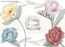 Imagen de New year para compartir gratis. A new beginning