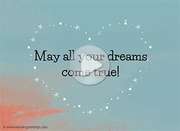 Imagen de Just because para compartir gratis. May all your dreams come true	
