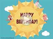 Imagen de Birthday para compartir gratis. Sending you sunshine and love