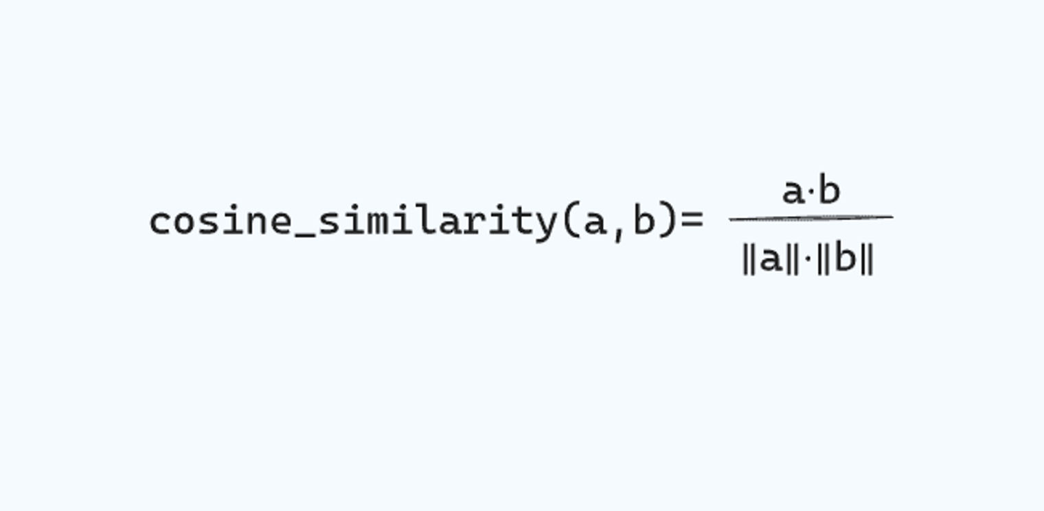 Cosine formula.