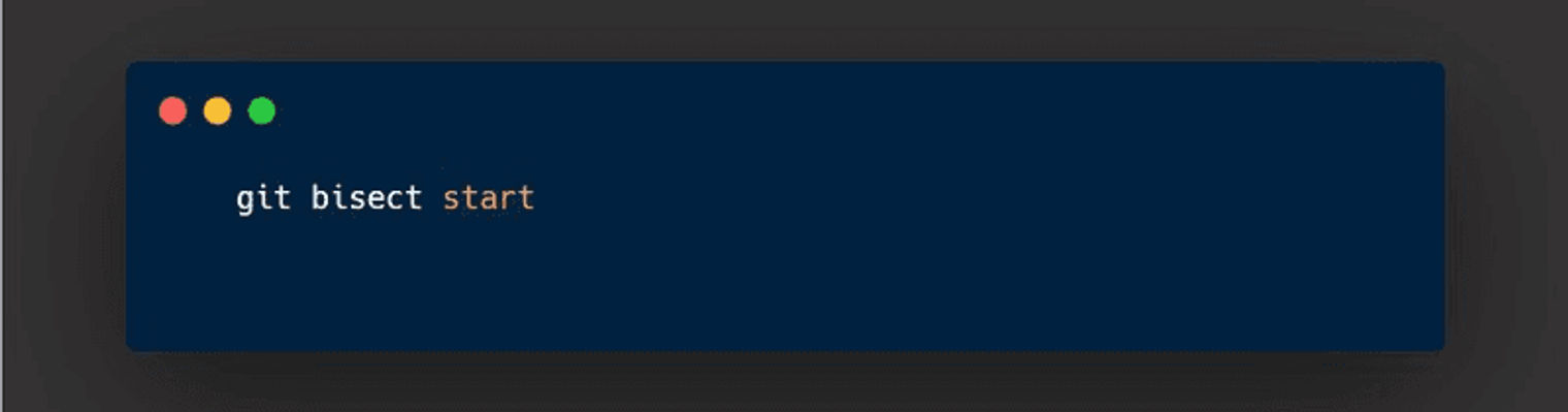 Git bisect.