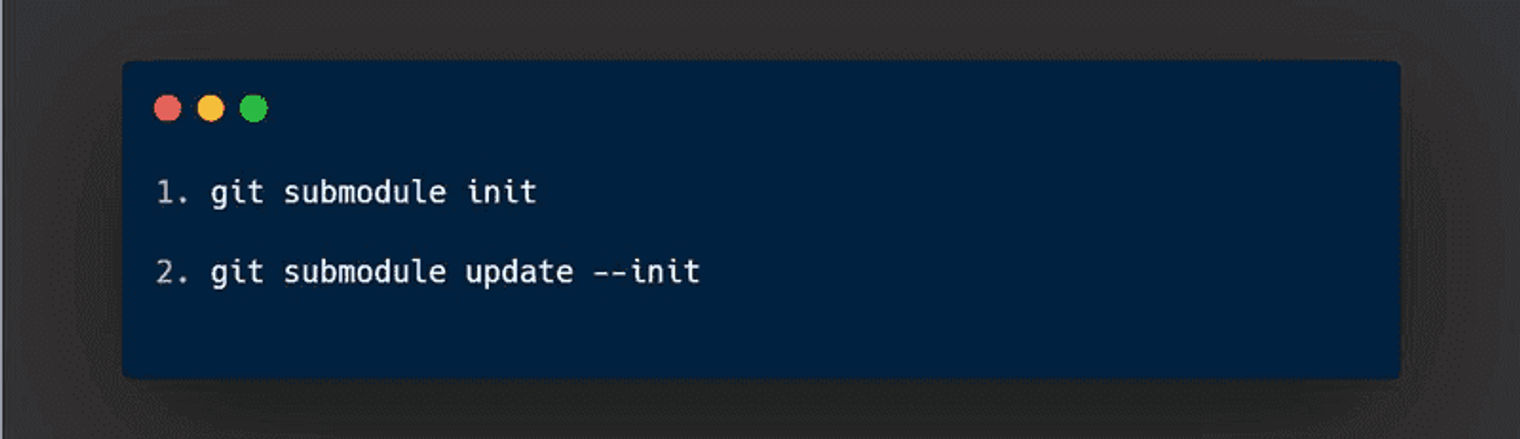 Git Submodule.