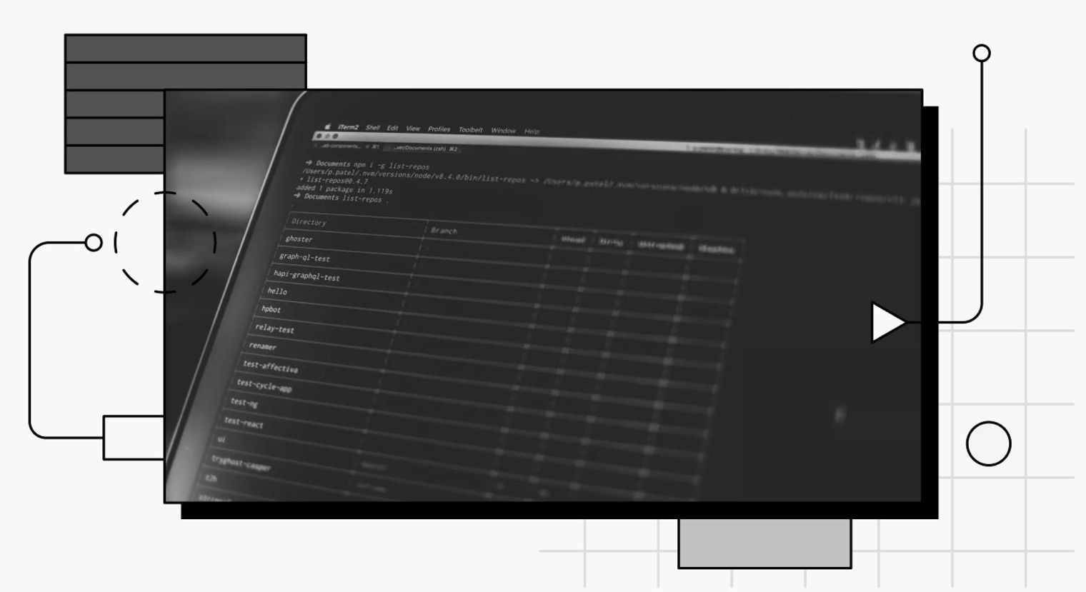 Image of code in a laptop.