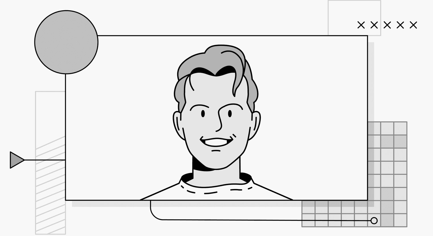 An illustration of Brandon.