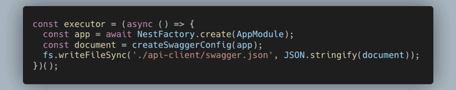 A JSON code snippet.